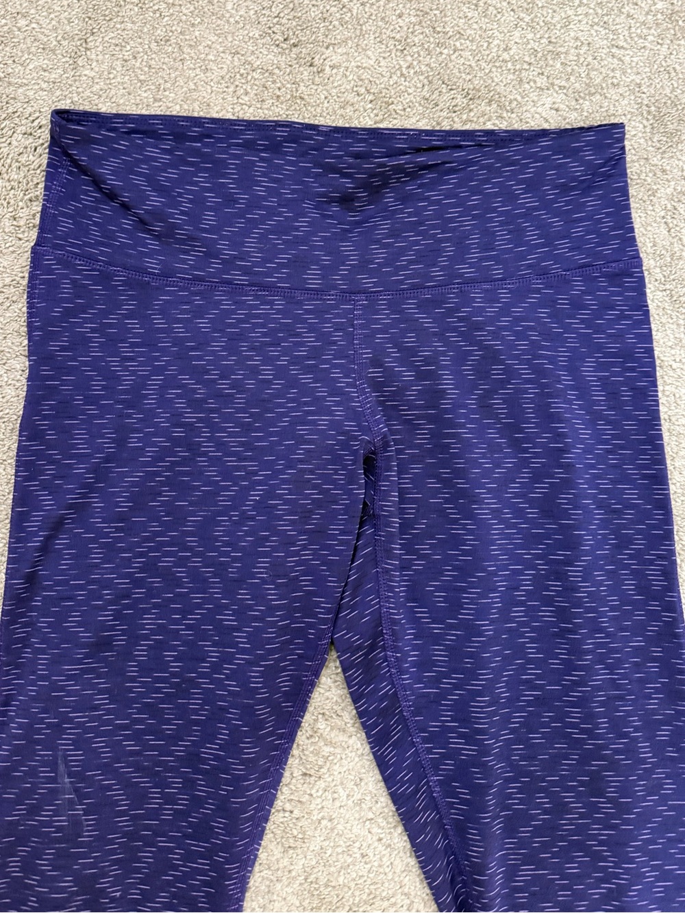 Champion C9 Purple Capri Athletic Leggings Women’s L Stretch - Picture 3 of 6